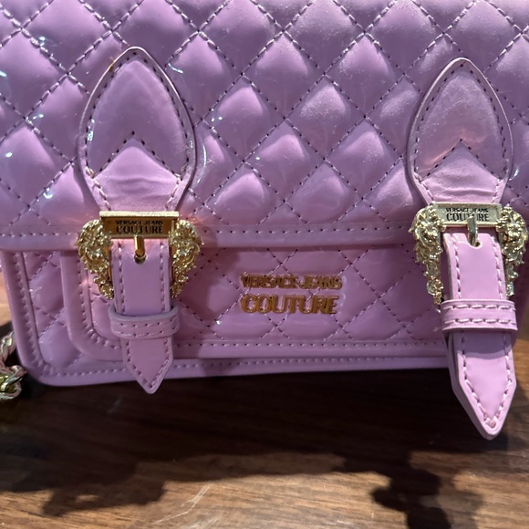 Beautiful pink Versace Jeans purse, barely used. - Picture 2 of 5